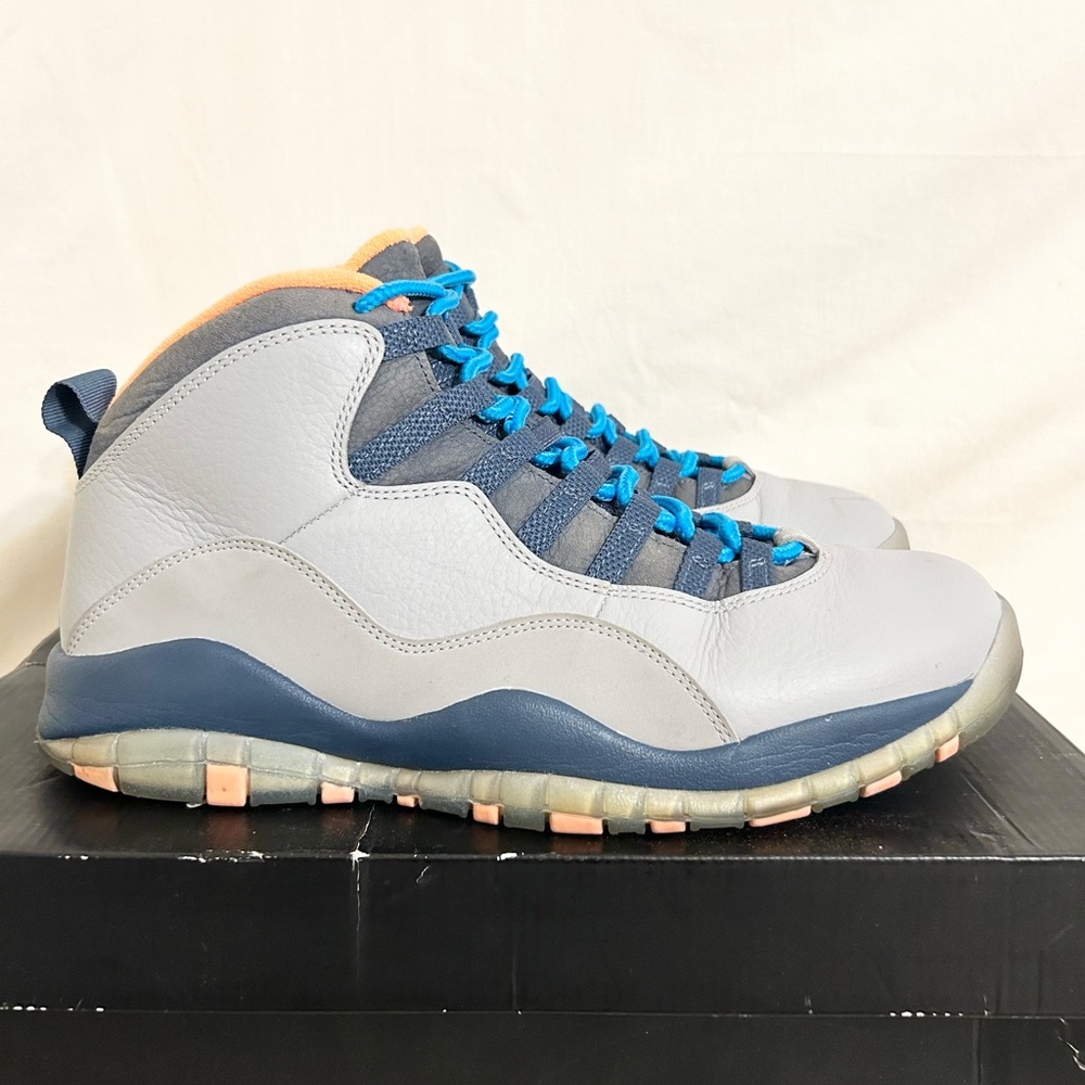 Jordan 10 Retro Bobcats size 10 310805-026 2014 PRE-OWNED with OG BOX